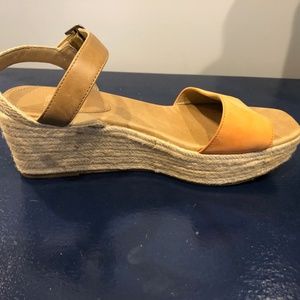 Eileen Fisher orange espadrilles